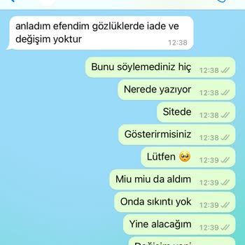 Kremlin Co'dan Aldığım Sahte Gözlük Ve İade Sorunu
