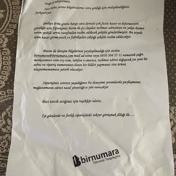 Birnumara.com Hepsiburada Dan Aldığım Ürün Teslim Edilmedi. Ödemesi Alındı