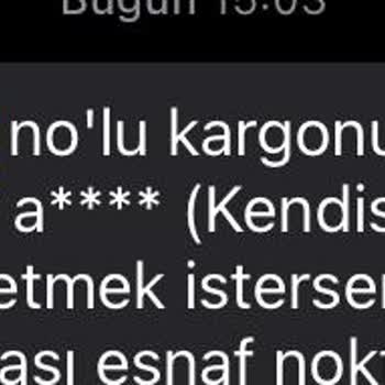 Aras Kargo Kapıya Teslim Yapmadı