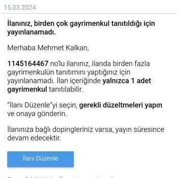 Sahibinden.comun İlanları Red Etmek İçin Bitmez Tükenmez Saçmalıkları