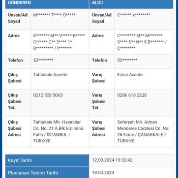 Sürat Kargo Yine Geldi Başımın Belası
