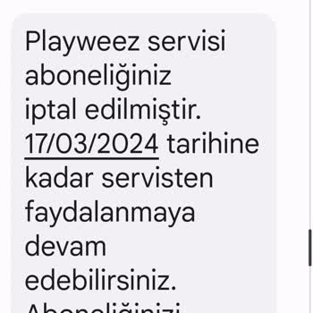 Vodafone Tarafından Onayım Olmadan Adıma Yapılan Playweez Aboneliği