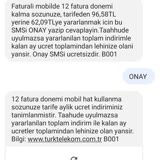 Türk Telekom'da Fatura Ve Taahhüt Çözümsüzlüğü