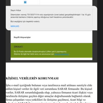 Sarar Talebim Olmadan İade Sorunu