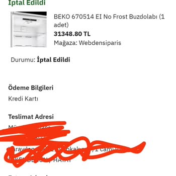 PttAVM 31 Bin Liralık Buzdolabı Mağduriyeti