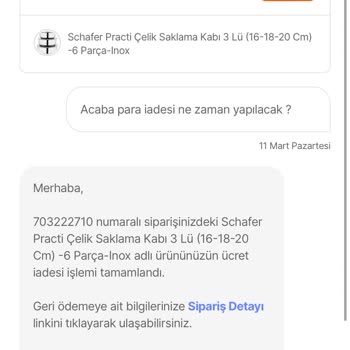 Hepsiburada Para İademi Yapmadı