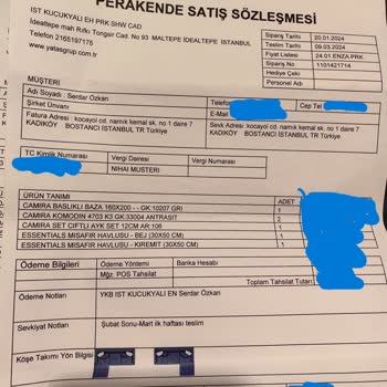 Yataş Devamlı Ertelenen Teslim Tarihi