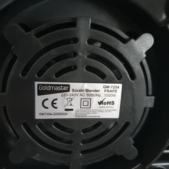Goldmaster Blender Sürahisi Çatladı