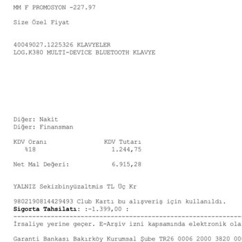Media Markt Garantisi Diye Adlandırılan Sigorta Problemi