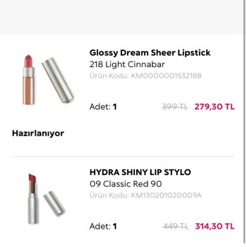 Kiko Milano Ürünümü Hala Kargoya Vermedi