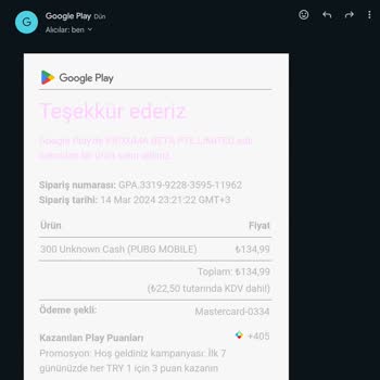 Google Play Google Proxima Beta Dan İzinsiz Para Çekimi