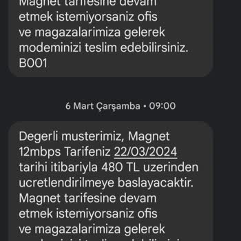 Türk Telekom Magnet Kopma Problemleri Ve Fiyat Saçmalığı