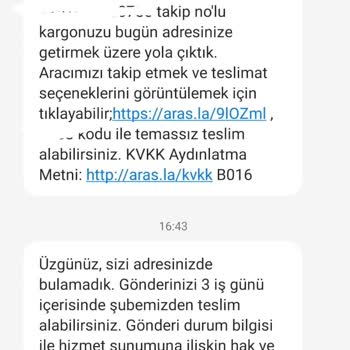 Aras Kargo'nun Sorumsuzluğu Ve Umursamazlığı