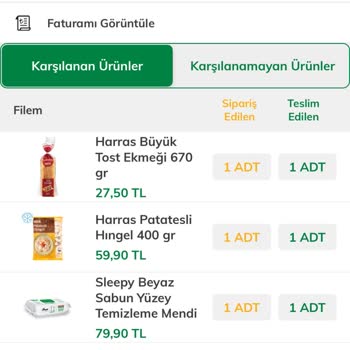 File Market Siparişimi Teslim Etmedi.