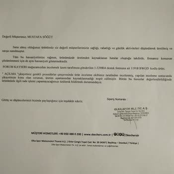 Skechers Ayakkabı Pişmanlıktır. Delindi Ve Yırtıldı. Sadece 6 Ayda