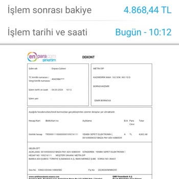 Yemeksepeti Hatalı Hesaplama Az Yatan Para