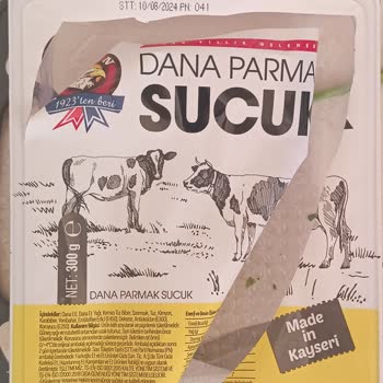 Şahin Sucukları Markalı Dana Parmak Sucuk Kalitesi Beklentileri Karşılamıyor
