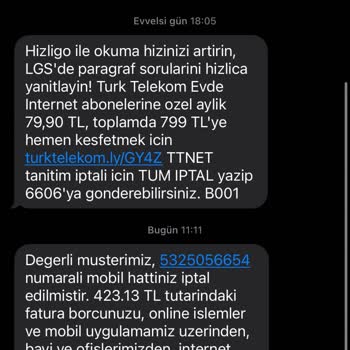 Türk Telekom Taahhüt Bitimi Borç Karmaşası Ve İlgisiz Müşteri Hizmetleri