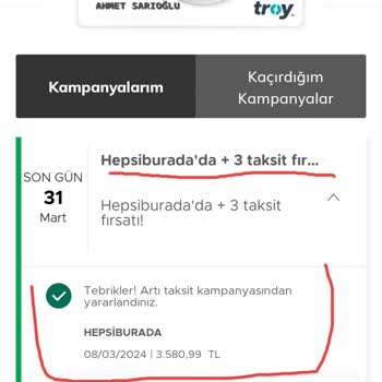 Garanti Bonus Artı Taksit Sorunsalı