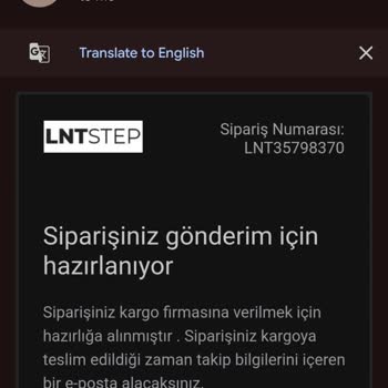 Lntstep İademi Yapmıyor