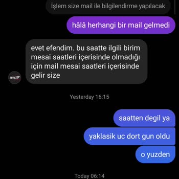 Lntstep İademi Yapmıyor