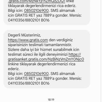 Gratis Mağazadan Teslimat Sorunu