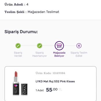 Gratis Mağazadan Teslimat Sorunu