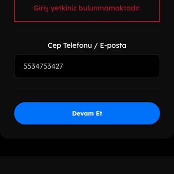TOD Tv Üyeliğime Giremiyorum Ve Hata Alıyorum