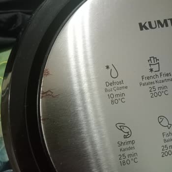 Kumtel XXL Airfryer Paslandı