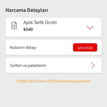 Vodafone Geçiş Ve Faturalandırma Hatası
