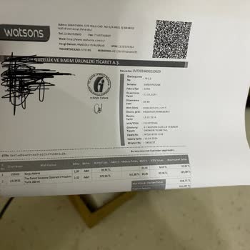 Watsons Eksik Ürün Gönderdi