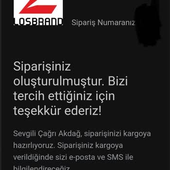 Shopier Üzerinden Losbrand Mağazası Siparişim Hala Gelmedi