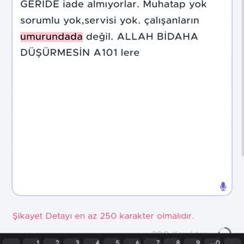 A101 Sorumsuzluğu. Allah Bir Daha Düşürmesin.