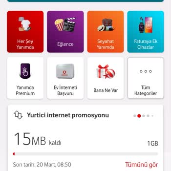 Vodafone Aşım Yapılmadan Aşım Yapıldı Denilerek Paket Yüklenmesi