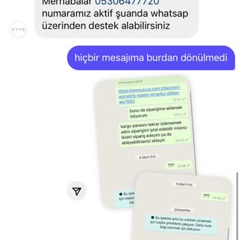 Eyyo Mesajlara Dönmeme Ve İlgisizlik Sorunu