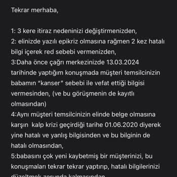 Türkiye Sigortası Bilinçli Mağduriyet