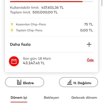 Akbank Kesilen Ekstre Tutarı Değişti