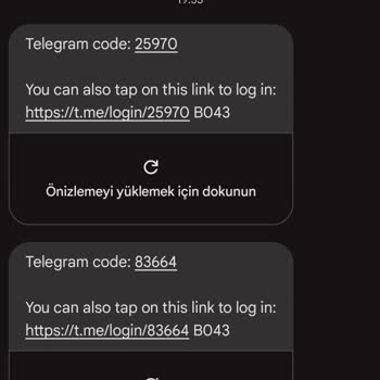 Telegram Kullanmamama Rağmen Özel Numarama Onay Kodu Geliyor