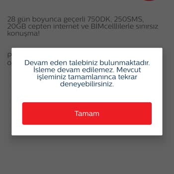Bimcell Devam Eden Talep Sorunu