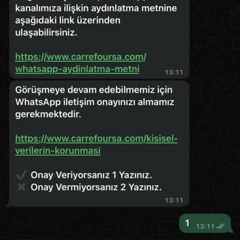 Carrefour SA Siparişimi Teslim Almadım