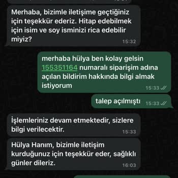 Carrefour SA Siparişimi Teslim Almadım