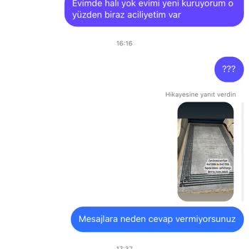 Miray_home_tekstil (Instagram) Instagram Üzerinde Tekstil Ürünleri Satış Sayfası Şikayeti