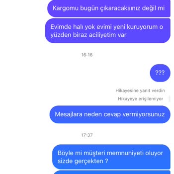 Miray_home_tekstil (Instagram) Instagram Üzerinde Tekstil Ürünleri Satış Sayfası Şikayeti