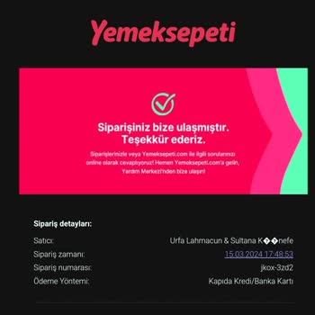 Yemeksepeti Sorumsuzluk Diz Boyu