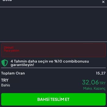 Bombabet Çekim Talebim Çok Hızlı Gerçekleşti