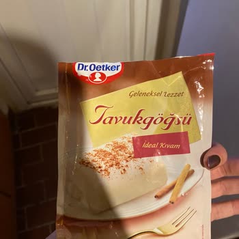 Dr. Oetker Paket İçeriği Beklenenin Dışında Çıkan Ürün