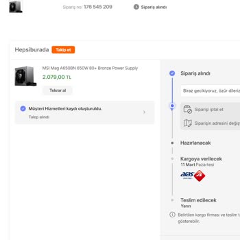 Hepsiburada Kargo Teslimat Gecikmesi