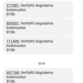 Verifykit İstemsiz Mesaj Spam