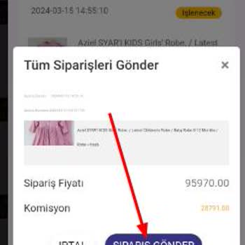 Telegram İnternet Üzerinden Sipariş Yönlendirme
