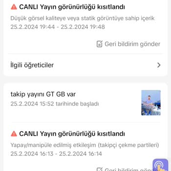 TikTok Canlı Yayın Kısıtlandı Hatası